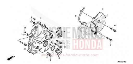 A.C. GENERATOR COVER NC750DJ de 2018